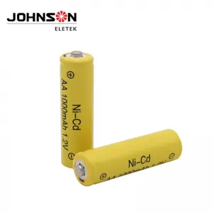 AA Rechargeable Battery NiCd 1.2V Battery Pack for Solar Lights, Garden Lights