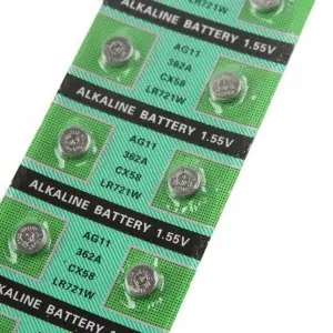 LR58 AG11 LR721 1.5V Alkaline Button Cell Battery 20mAh Coin Type Batteries