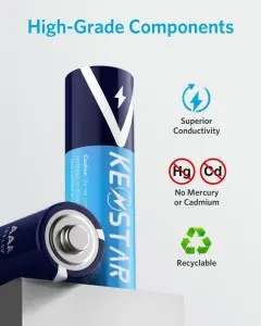 AA Alkaline Batteries 1.5V LR6 AM-3 Long lasting Double A Dry battery