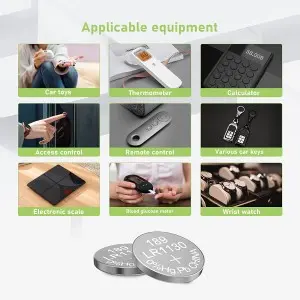 LR54 AG10 389 189 1.5V Cell Coin Alkaline Button Battery for Watch Toys Remote