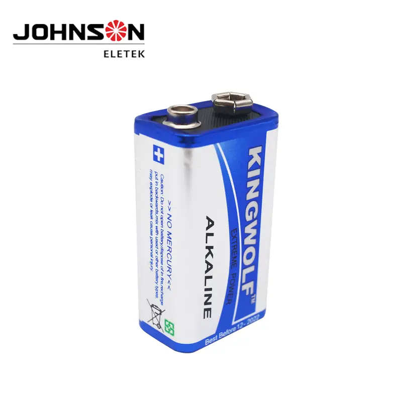 2019 High quality Lr14 C Um2 1.5v Alkaline Battery - 6LR61 9V Alkaline Battery, Disposable Battery for Smoke Alarms, Guitar Pickups, Microphones and More – Johnson