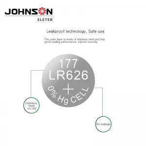 LR66 AG4 SR626SW 377 376 Premium Alkaline Battery,1.5V Round Button Coin Cell Batteries