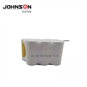 Sub C NiCd Battery for Power Tools, 1.2V Flat Top Rechargeable Sub-C Cell Batteries