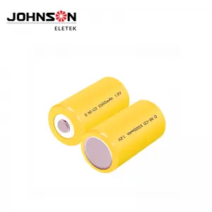 Large capacity D Size 5500mAh NiCd Button Top Rechargeable Batteries for power tool