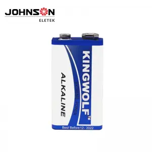 6LR61 9V Alkaline Battery, Disposable Battery for Smoke Alarms, Guitar Pickups, Microphones and More