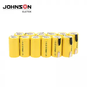 Sub C NiCd Battery for Power Tools, 1.2V Flat Top Rechargeable Sub-C Cell Batteries