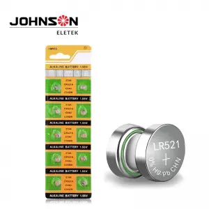 AG0 Coin Battery LR521 379 Button Cell Coin Alkaline Battery 1.5V for Watches Toys No Mercury
