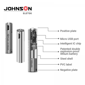 1.5V AAA Type-C Charging Triple A Lithium Ion Batteries Micro USB Rechargeable Li-ion Battery