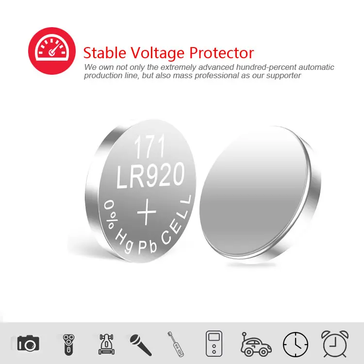 Renewable Design for Ag Series Button Cell Ag0 - LR69 AG6 370/371 OEM Packaging Silver Oxide Button Coin Batteries – Johnson
