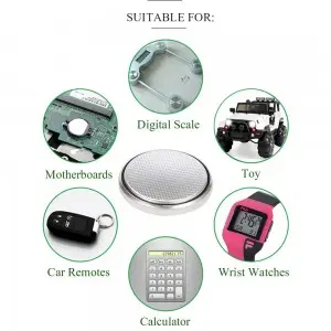 CR2430 Premium Batteries Lithium 3V Coin Cell Battery Child-Safe