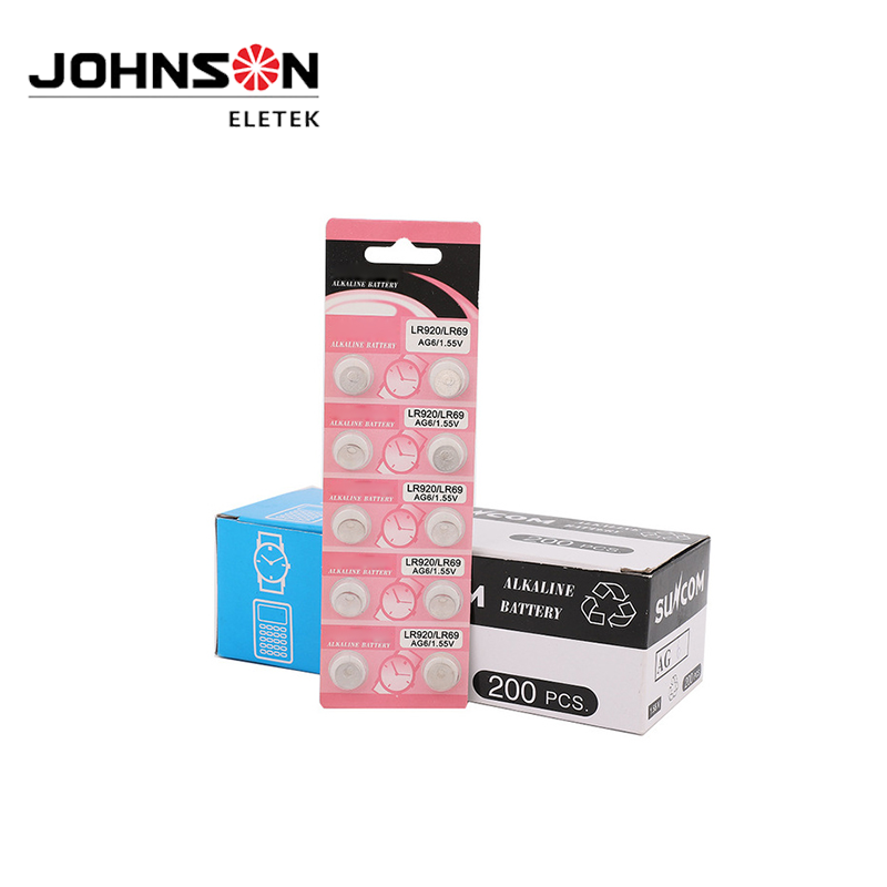 Renewable Design for Ag Series Button Cell Ag0 - LR69 AG6 370/371 OEM Packaging Silver Oxide Button Coin Batteries – Johnson