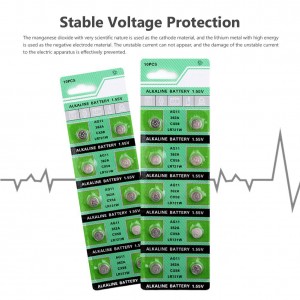 LR58 AG11 LR721 1.5V Alkaline Button Cell Battery 20mAh Coin Type Batteries