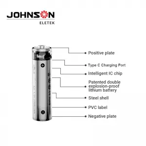 High Out 1.5v AA Double A Type C Usb Rechargeable Li-ion Batteries Cell Lithium ion Battery