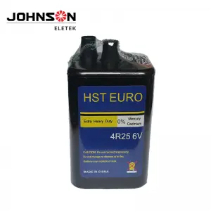 4R25 6V Carbon Zinc Battery, Reliable & Long-Lasting Lantern Battery