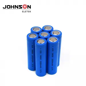 18650 3.7V 2200mAh High Capacity Rechargeable Lithium Li-ion Battery Cylindrical Cell