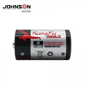 R20 Size D Cell Zinc Carbon Battery Premium Heavy Duty Power Batteries