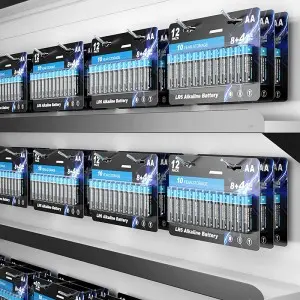 AA Alkaline Batteries 1.5V LR6 AM-3 Long lasting Double A Dry battery