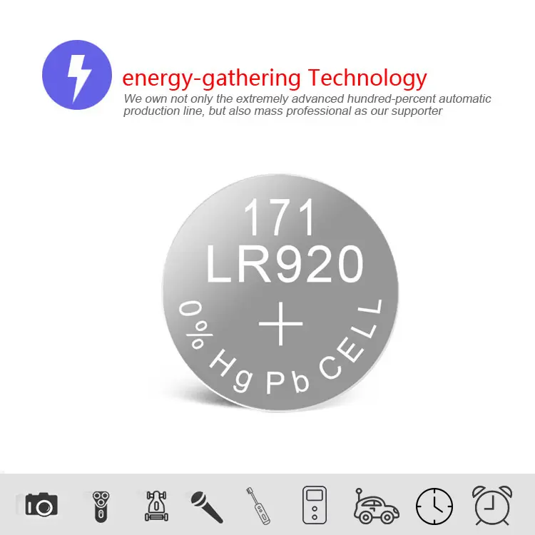 Renewable Design for Ag Series Button Cell Ag0 - LR69 AG6 370/371 OEM Packaging Silver Oxide Button Coin Batteries – Johnson