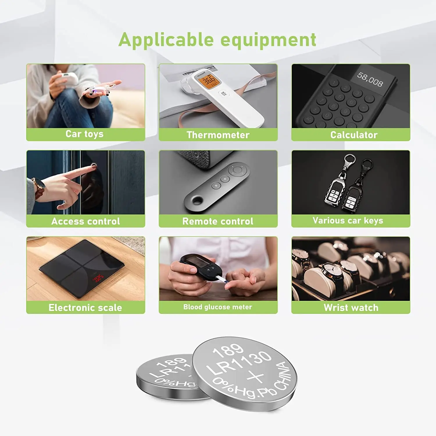 Professional Design Button Battery 1.5v Ag8 - LR54 AG10 389 189 1.5V Cell Coin Alkaline Button Battery for Watch Toys Remote – Johnson
