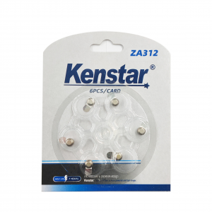 Custom made available 1.4v A312  pr41 blister card 6pcs zinc air hearing aid battery for wholesale