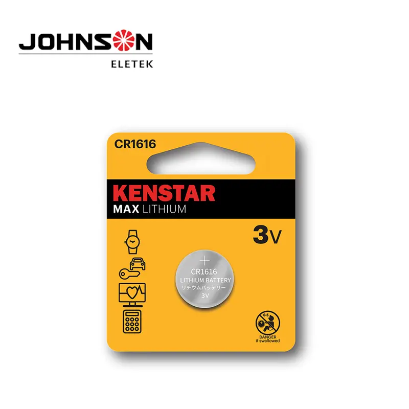 Hot sale Ag2 - CR1616 70mAh 3V Lithium Coin Battery OEM/ODM Button Cell – Johnson