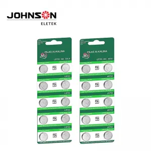 LR48 AG5 393 LR754 High Power Super Alkaline Button Cell Hearing Aid and other electronic products