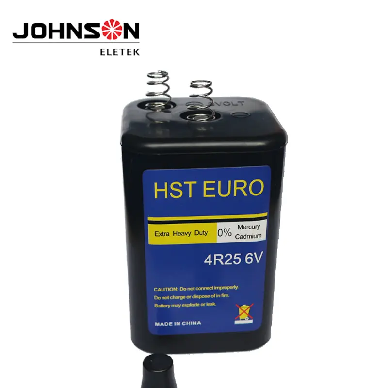 Factory Price Ag2 - 4R25 6V Carbon Zinc Battery, Reliable & Long-Lasting Lantern Battery – Johnson