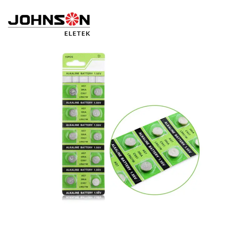 OEM/ODM Supplier Lr48 - LR57 AG7 395 399 Battery 1.5V Electronic Alkaline Watch Batteries for Pens – Johnson