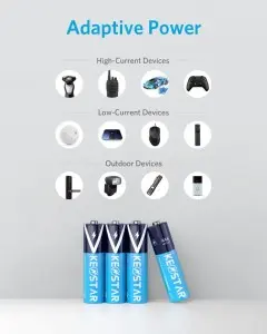 AA Alkaline Batteries 1.5V LR6 AM-3 Long lasting Double A Dry battery