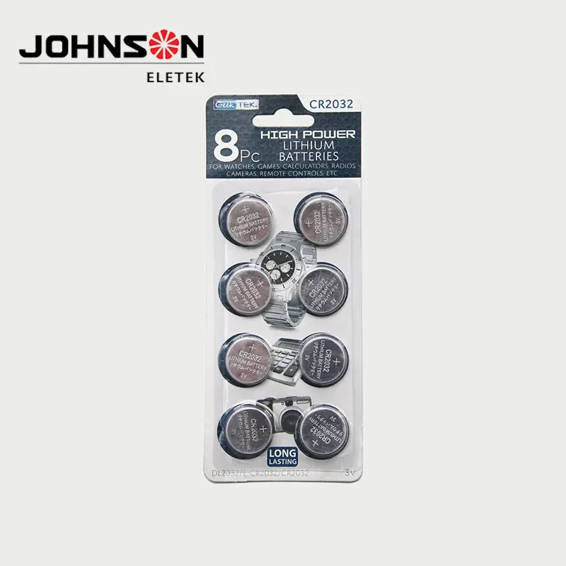 OEM Factory for Lithium Button Battery 3v 2045 - CR2032 3 Volt Hot Sale Lithium Coin Cell Battery CR Batteries For Medical Device – Johnson