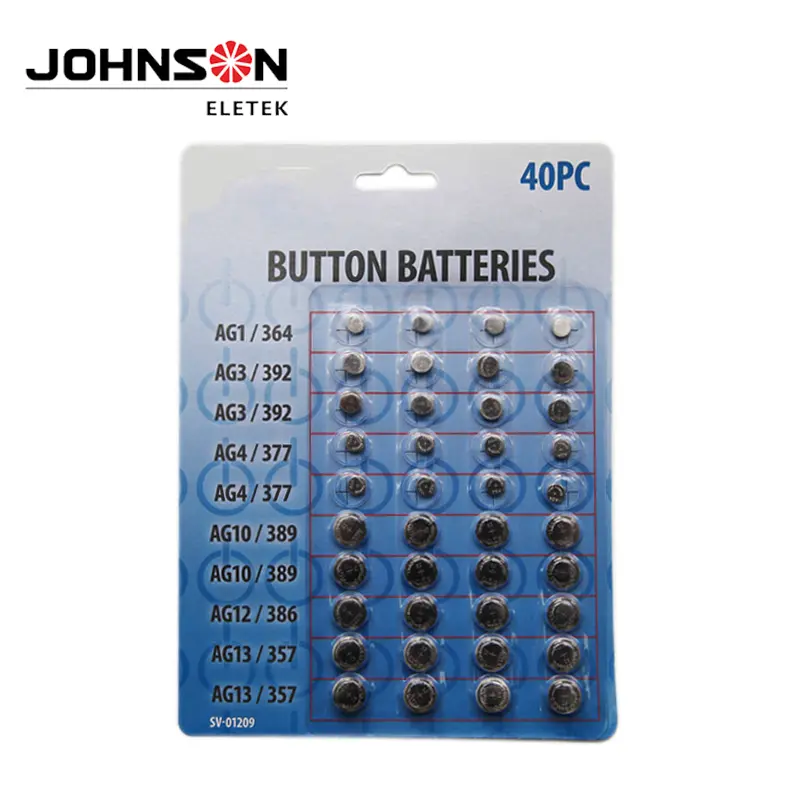 LR41 AG3 Button Batteries 1.5V Coin Battery L736 384 SR41SW CX41 Alkaline Cell Battery for Watch Toys Clock Featured Image